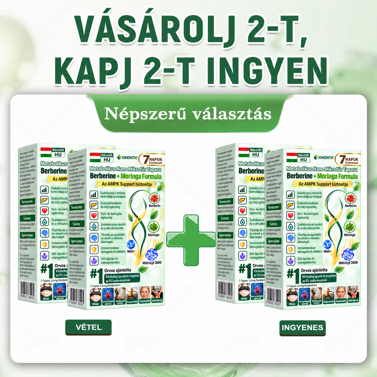 4 doboz – Akár 18 kg fogyás