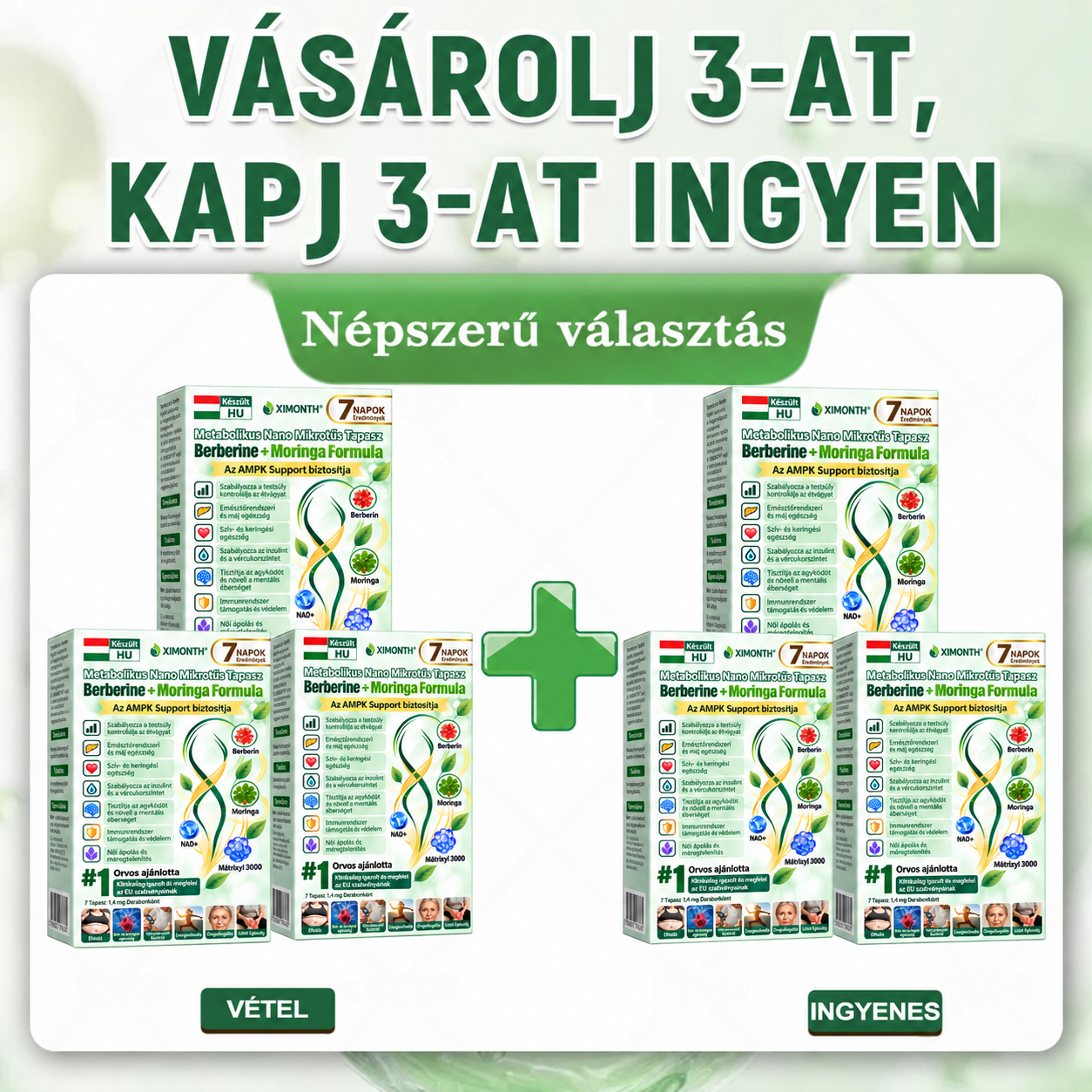 6 doboz – Akár 32 kg fogyás